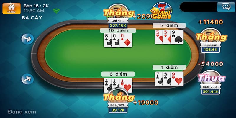 Các chiến thuật cơ bản giúp người chơi bài ba cây hiệu quả